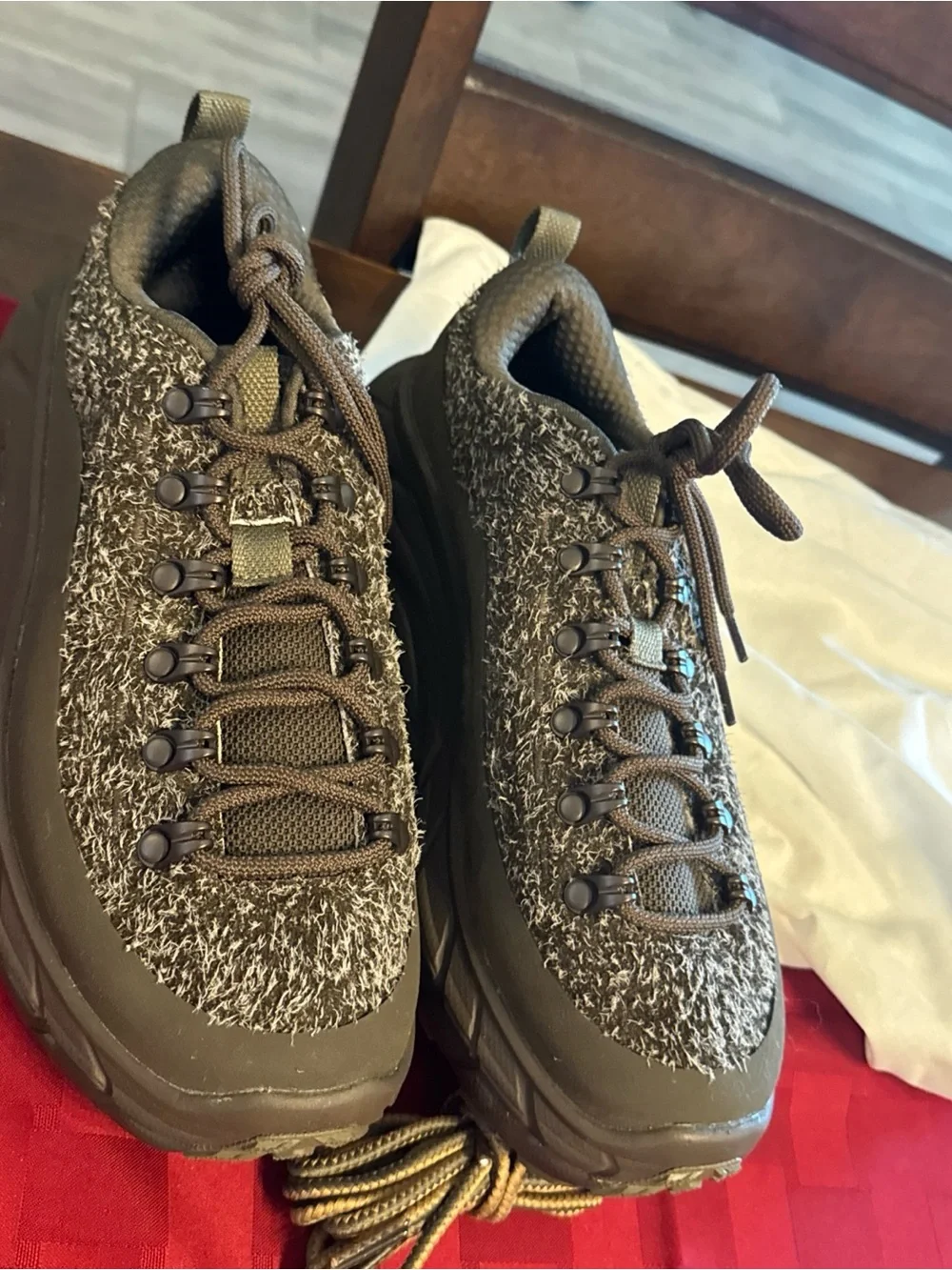 Mens brown hoka hiking shoes